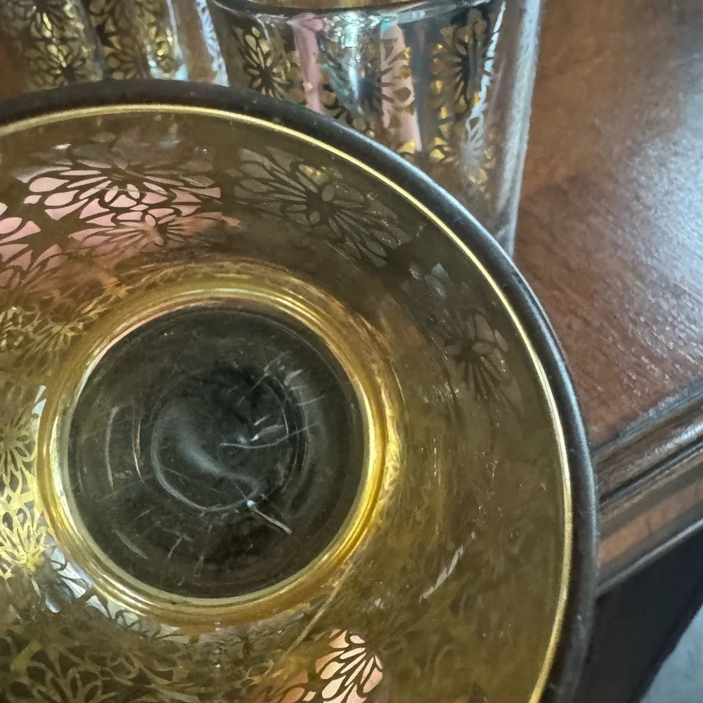 4 Crate&Barrel votive candle holders